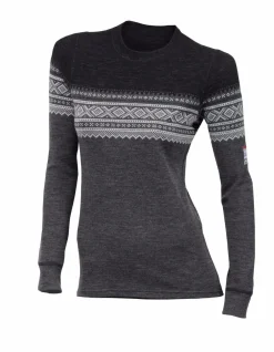 DAMES Aclima Ondergoed Dames|Designwool marius crew neck women