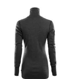 DAMES Aclima Truien|Doublewool polo w.zip women