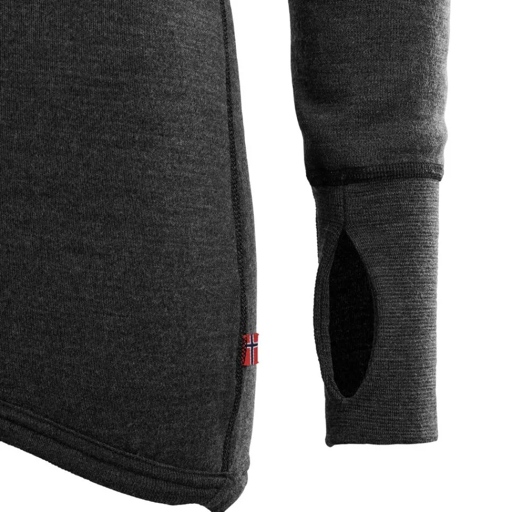 DAMES Aclima Truien|Doublewool polo w.zip women