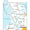 ADFC Radtourkarte Duitsland|Fietskaart Nordfriesland Schleswig 1