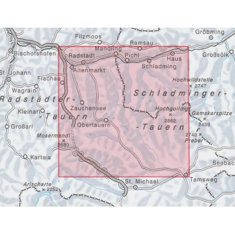 Alpenvereinskarte Oostenrijk|Wandelkaart 45/2 Niedere Tauern II
