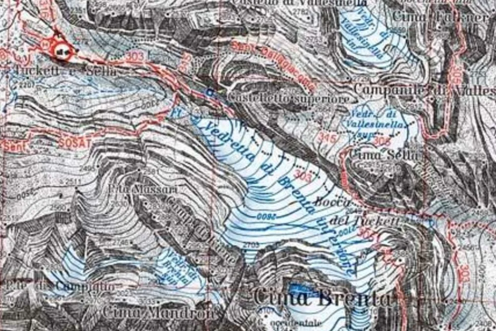 Alpenvereinskarte Italië & Malta|Wandelkaart 51 Brentagruppe