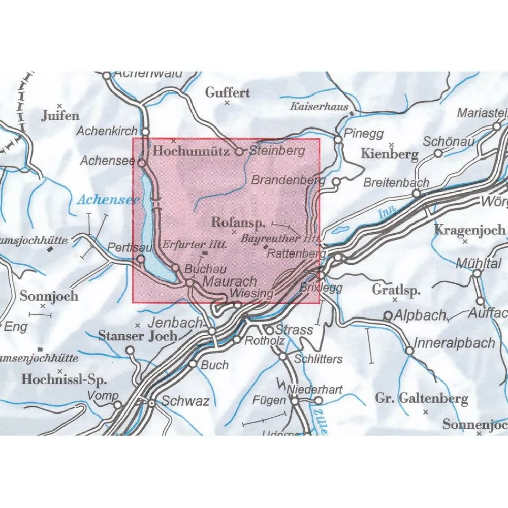 Alpenvereinskarte Oostenrijk|Wandelkaart 6 Rofan