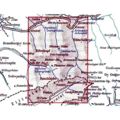 Alpenvereinskarte Oostenrijk|Wandel-skikaart 35/3 Zillertaler Alpen Ost