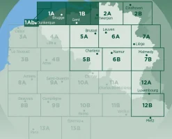 Alta Via fietskaarten Frankrijk|Fietskaart 3 regio Calais - Duinkerken - Le Touquet