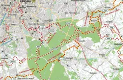 alta via Benelux|Wandelkaart 3 GR Antwerpen, Brussel & VL+West Brab