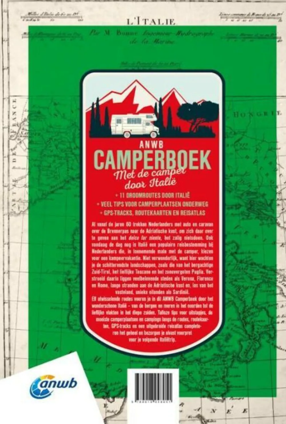 ANWB Italië & Malta|Camperboek Italie
