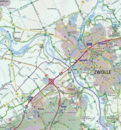 ANWB Benelux|Fietskaart 27 Rivierengebied Midden