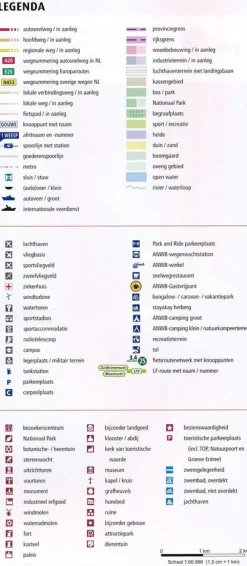 ANWB Benelux|Fietskaart 18 Zuidelijk Flevoland