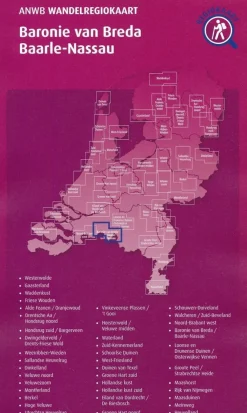 ANWB Benelux|Wandelregiokaart Rijk Van Nijmegen