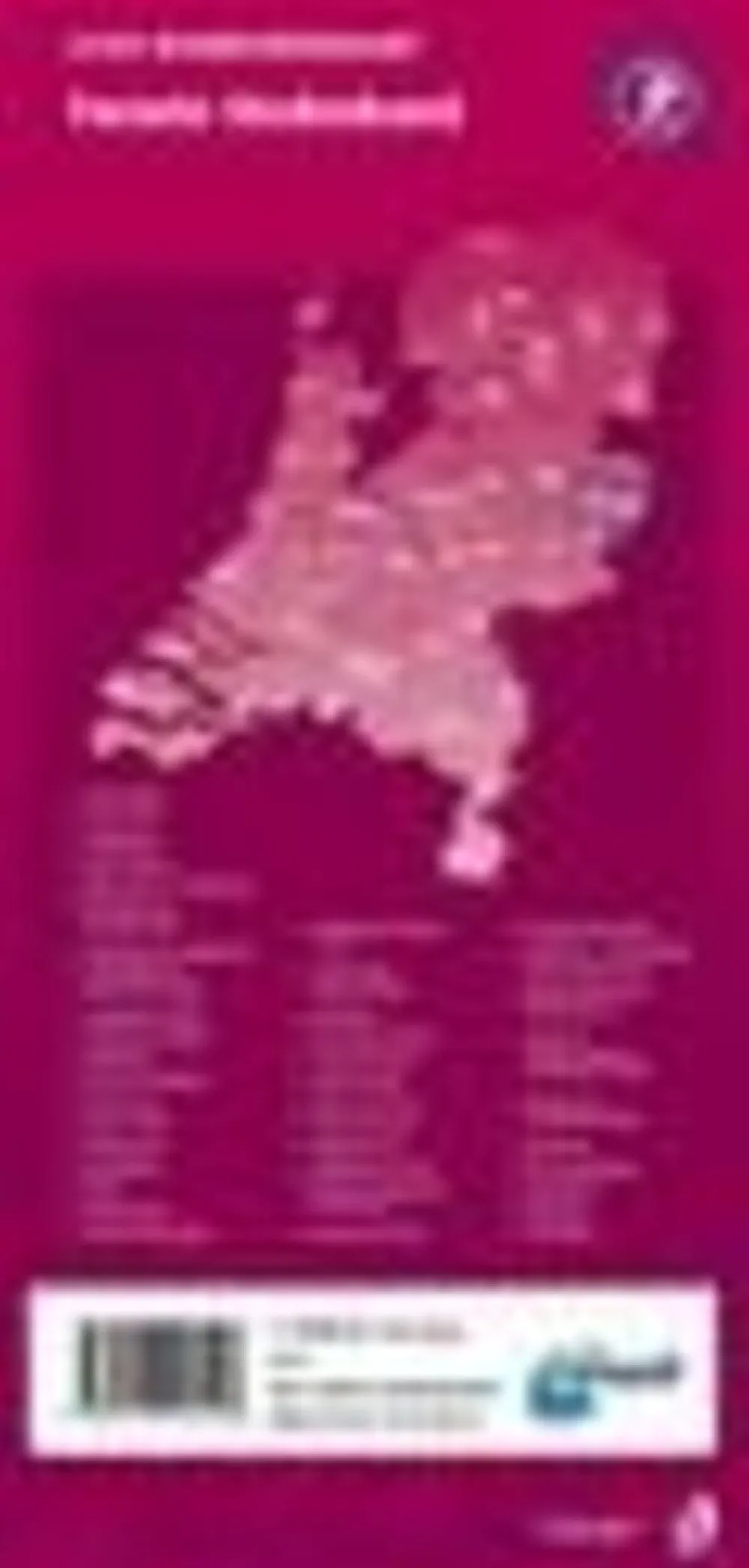 ANWB Benelux|Wandelregiokaart Twente Stedenband