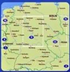 ANWB Duitsland|Wegenkaart 4 Duitsland Midden