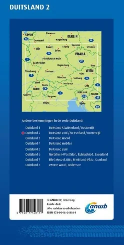ANWB Europa Algemeen|Wegenkaart 2 Duitsland
