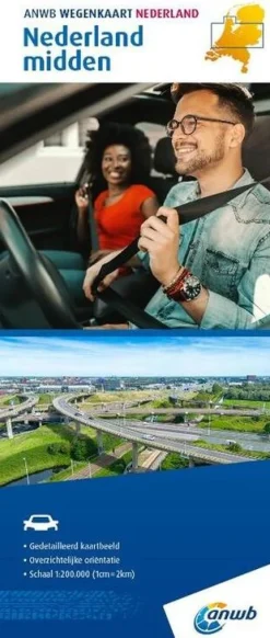 ANWB Benelux|Wegenkaart Nederland midden