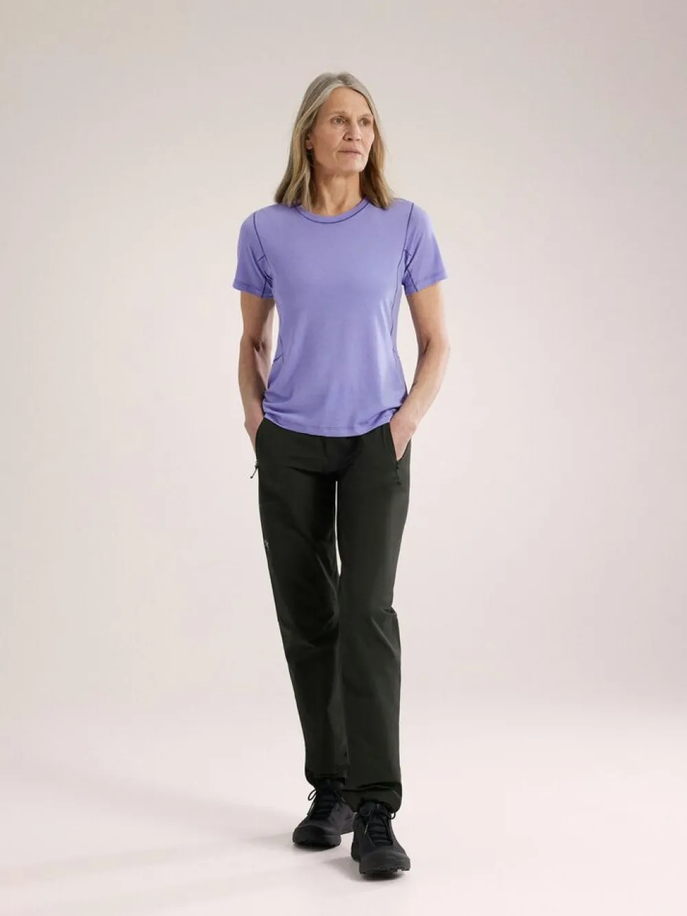 DAMES Arcteryx Shirts Dames|Lana Merino Wool Crew SS W