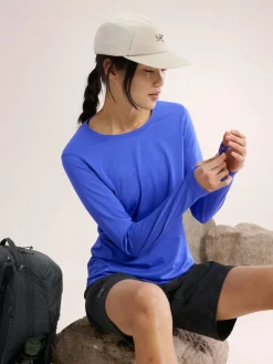 DAMES Arcteryx Shirts Dames|Taema crew LS women