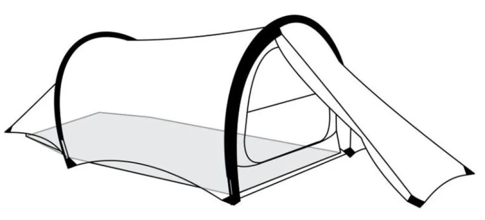 Bach Tentaccessoires|Footprint Moa 3 Lite Charcoal Grey