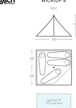 Bach Tenten|Wickiup 4 willow bough green