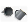Barebones Campingservies|Enamel Espresso cup stone gray