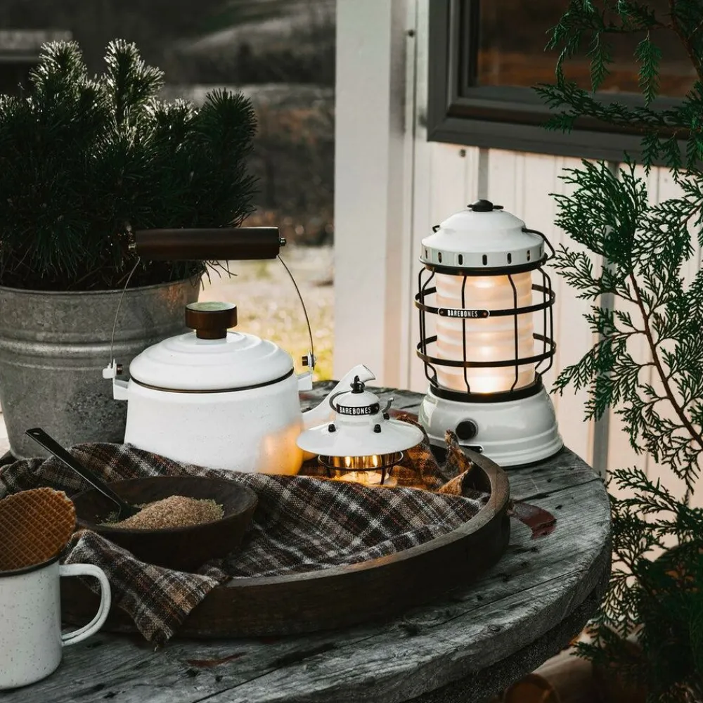 Barebones Lantaarns|Forest lantern vintage white-usb