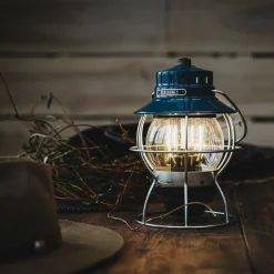 Barebones Lantaarns|Railroad Lantern ocean blue-usb