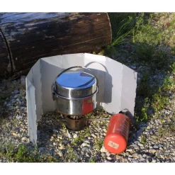 BasicNature Kookaccessoires|Alu windscherm 78 x 26 cm