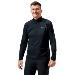 Heren Berghaus Truien|Shirts Heren|M Trailblazer LS half-zip tech tee
