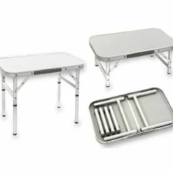 Bo-Camp Kampeermeubels|Campingtafeltje met afneembare poten 34x56x23/45