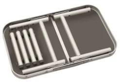 Bo-Camp Kampeermeubels|Campingtafeltje met afneembare poten 34x56x23/45