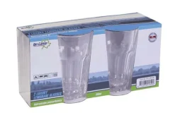 Bo-Camp Campingservies|Deluxe limonadeglas Polycarbonaat 2 stuks
