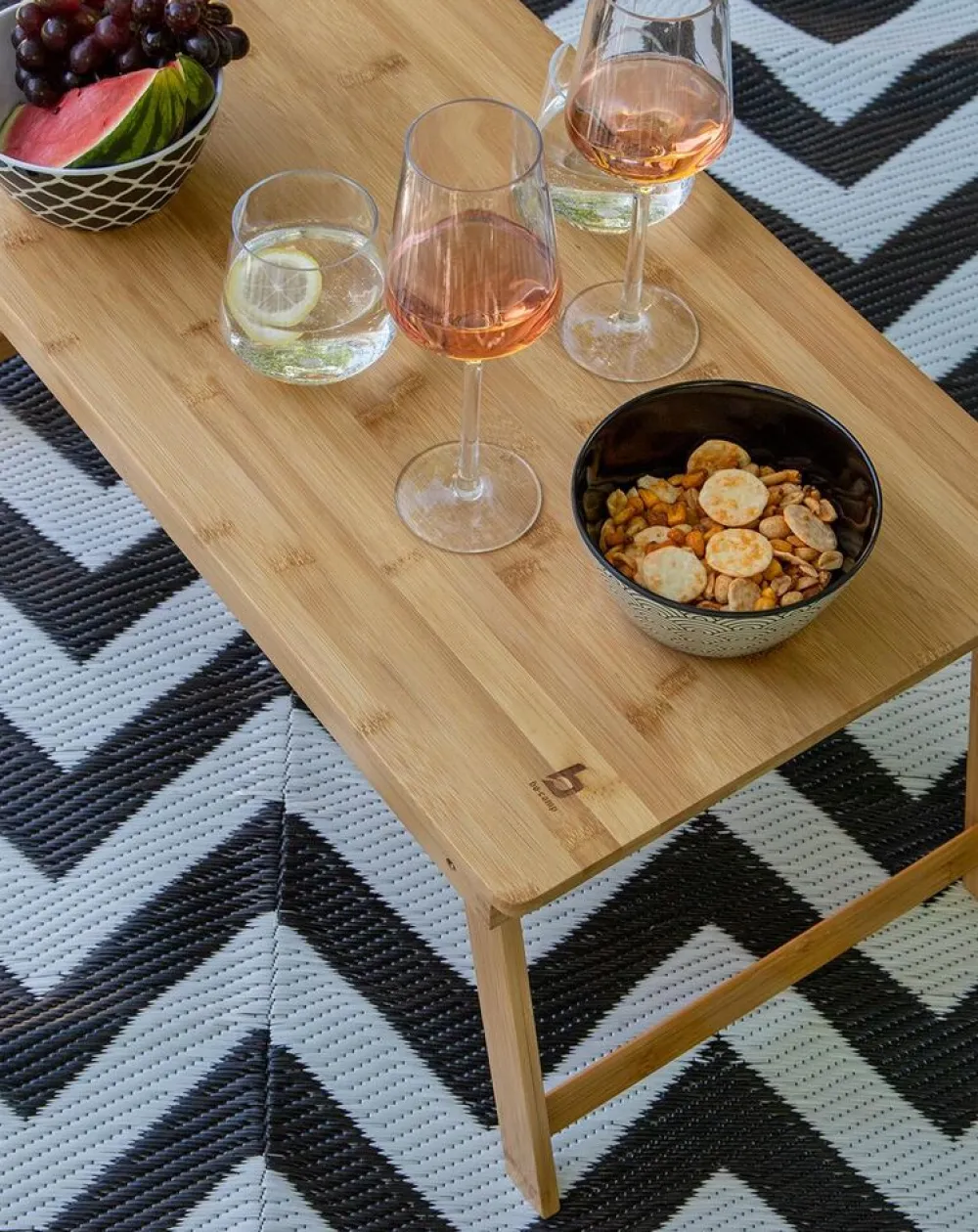 Bo-Camp Kampeermeubels|Tafel Walworth 70x40x29 cm bamboe