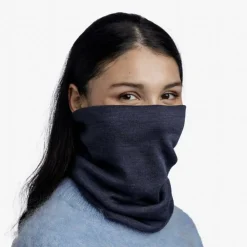 DAMES Buff Handschoenen, Hoofddeksels E.D.|Handschoenen, Hoofddeksels E.D.|Merino heavyweight - solid indigo