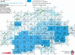 Bundesamt - Swisstopo Zwitserland|Skitoerkaart 283S Arolla