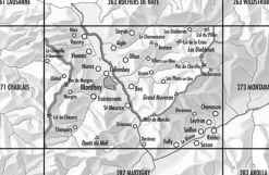 Bundesamt - Swisstopo Zwitserland|Skitoerkaart 272S St-Maurice