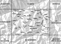 Bundesamt - Swisstopo Zwitserland|Topografische kaart 257 Saliental