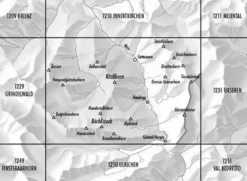 Bundesamt - Swisstopo Zwitserland|Topografische kaart 1230 Guttanen