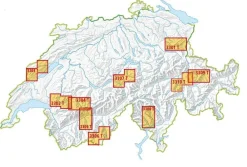 Bundesamt - Swisstopo Zwitserland|Topografische wandelkaart 3304T Gstaad - Lenk