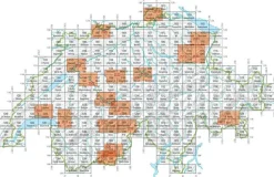 Bundesamt - Swisstopo Zwitserland|Topografische kaart 1198 Silvretta