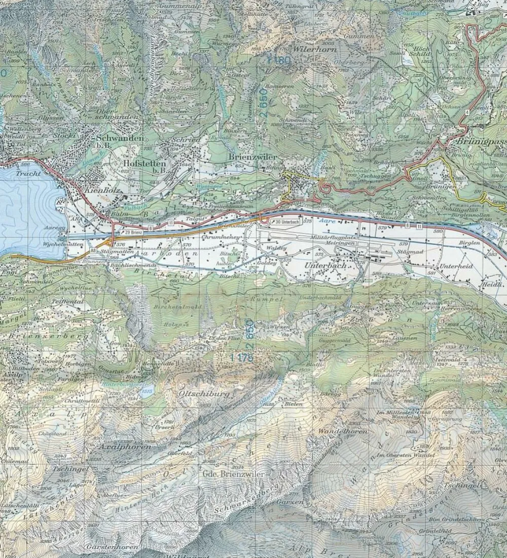Bundesamt - Swisstopo Zwitserland|Topografische kaart 268 Julierpass