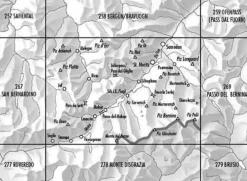 Bundesamt - Swisstopo Zwitserland|Topografische kaart 268 Julierpass