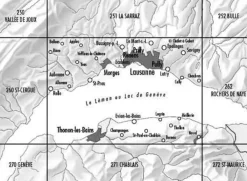 Bundesamt - Swisstopo Zwitserland|Topografische kaart 261 Lausanne