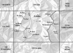Bundesamt - Swisstopo Zwitserland|Topografische kaart 1219 S-charl