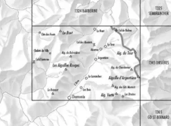 Bundesamt - Swisstopo Zwitserland|Topografische kaart 1344 Col de Balme