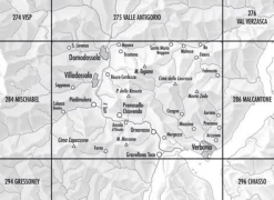Bundesamt - Swisstopo Zwitserland|Italië & Malta|Topografische kaart 285 Domodossola