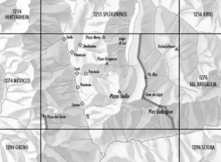 Bundesamt - Swisstopo Zwitserland|Italië & Malta|Topografische kaart 1275 Campodolcino