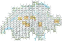 Bundesamt - Swisstopo Zwitserland|Topografische kaart 1222 Cossonay