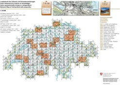 Bundesamt - Swisstopo Zwitserland|Topografische kaart 1173 Linthal