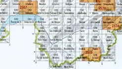 Bundesamt - Swisstopo Zwitserland|Topografische kaart 1288 Raron