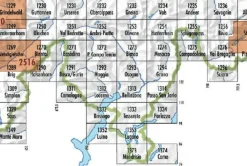 Bundesamt - Swisstopo Zwitserland|Topografische kaart 1314 Passo San Jorio