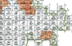 Bundesamt - Swisstopo Zwitserland|Topografische kaart 1256 Bivio